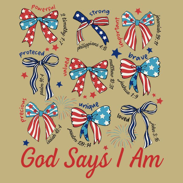 God Say I Am Coquette Bow 4th Of July Women Girl Teen Button