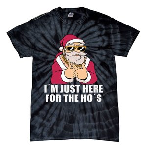 Gangsta Santa Im just here for the Hos Cool Xmas Christmas Tie-Dye T-Shirt