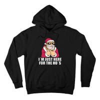 Gangsta Santa Im just here for the Hos Cool Xmas Christmas Tall Hoodie