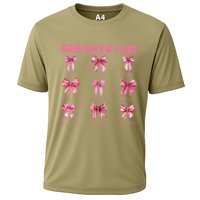 God Says I Am Coquette Bow Valentines Day Christian Women Cooling Performance Crew T-Shirt