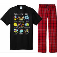 God Says I Am Be Kind Autism Awareness Sped Pajama Set