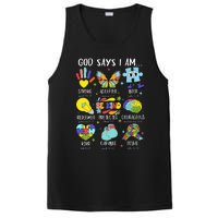 God Says I Am Be Kind Autism Awareness Sped PosiCharge Competitor Tank