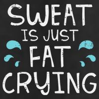 Gym Sweat Is Just Fat Crying Funny Workout Fitness 11oz C Handle Ceramic Mug