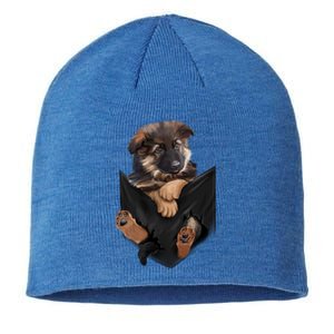 Ger Shepherd In Pocket Funny Funny Gift Dogs Meaningful Gift Funny Gift Sustainable Beanie