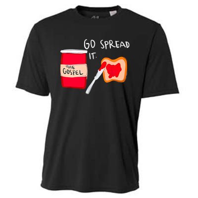 Go Spread It Funny Cooling Performance Crew T-Shirt