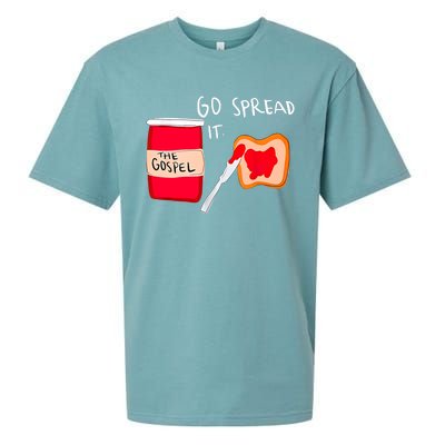 Go Spread It Funny Sueded Cloud Jersey T-Shirt