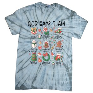 God Says I Am Cute Christmas Xmas Christian Tie-Dye T-Shirt