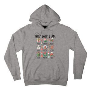 God Says I Am Cute Christmas Xmas Christian Tall Hoodie