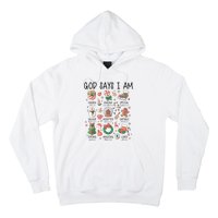 God Says I Am Cute Christmas Xmas Christian Hoodie