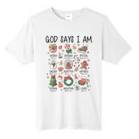 God Says I Am Cute Christmas Xmas Christian Tall Fusion ChromaSoft Performance T-Shirt