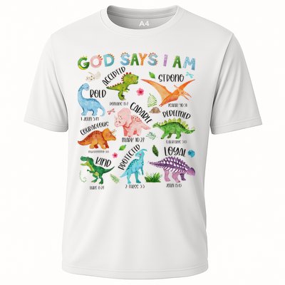 God Says I Am Dinosaur Lover Bible Verse Performance Shirt