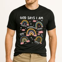 God Says I Am Rainbow Lover Girl Christian Cooling Performance Crew T-Shirt