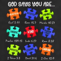 God Says I Am Autism Awareness Retro Be Kind 11oz C Handle Ceramic Mug