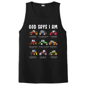 God Says I Am Tractor Farm Truck PosiCharge Competitor Tank