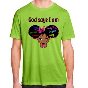 God Say I Am Black Female Adult ChromaSoft Performance T-Shirt