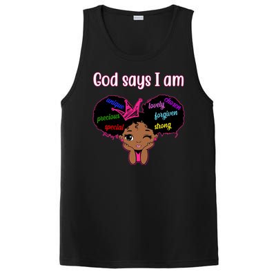 God Say I Am Black Female PosiCharge Competitor Tank