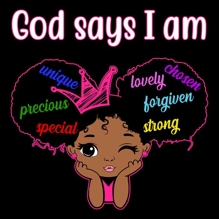 God Say I Am Black Female Wool Snapback Cap