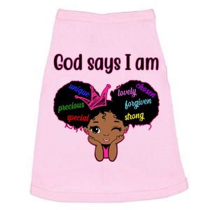 God Say I Am Black Female Doggie Tank