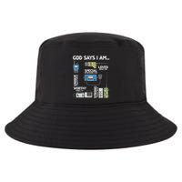God Says I Am Ham Radio Lover Christian Cool Comfort Performance Bucket Hat