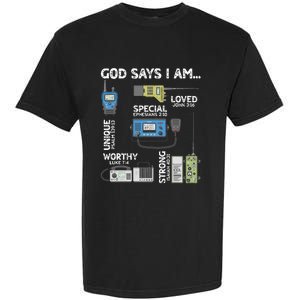 God Says I Am Ham Radio Lover Christian Garment-Dyed Heavyweight T-Shirt