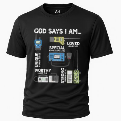 God Says I Am Ham Radio Lover Christian Performance Shirt