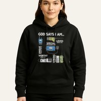 God Says I Am Ham Radio Lover Christian Hoodie