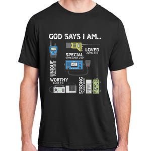 God Says I Am Ham Radio Lover Christian Adult ChromaSoft Performance T-Shirt