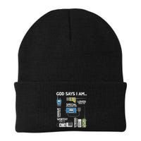 God Says I Am Ham Radio Lover Christian Beanie