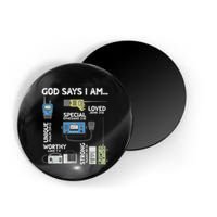 God Says I Am Ham Radio Lover Christian Magnet