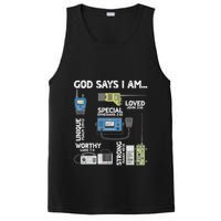 God Says I Am Ham Radio Lover Christian PosiCharge Competitor Tank