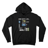 God Says I Am Ham Radio Lover Christian Tall Hoodie