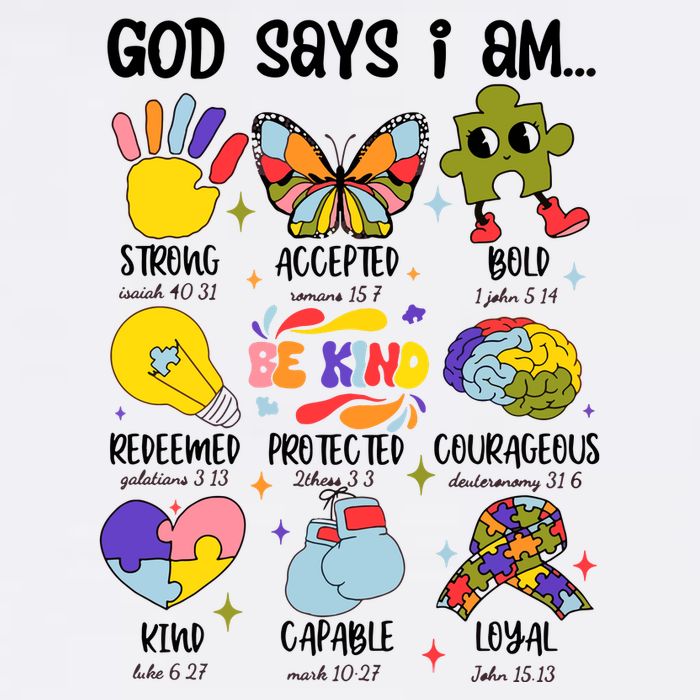 God Says I Am.. Christian Inspiration Retro Natural Infant Cool Comfort Performance Bucket Hat
