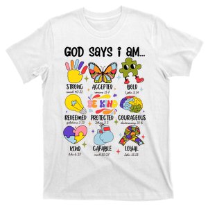 God Says I Am.. Christian Inspiration Retro Natural Infant T-Shirt