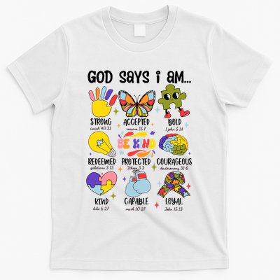 God Says I Am.. Christian Inspiration Retro Natural Infant T-Shirt