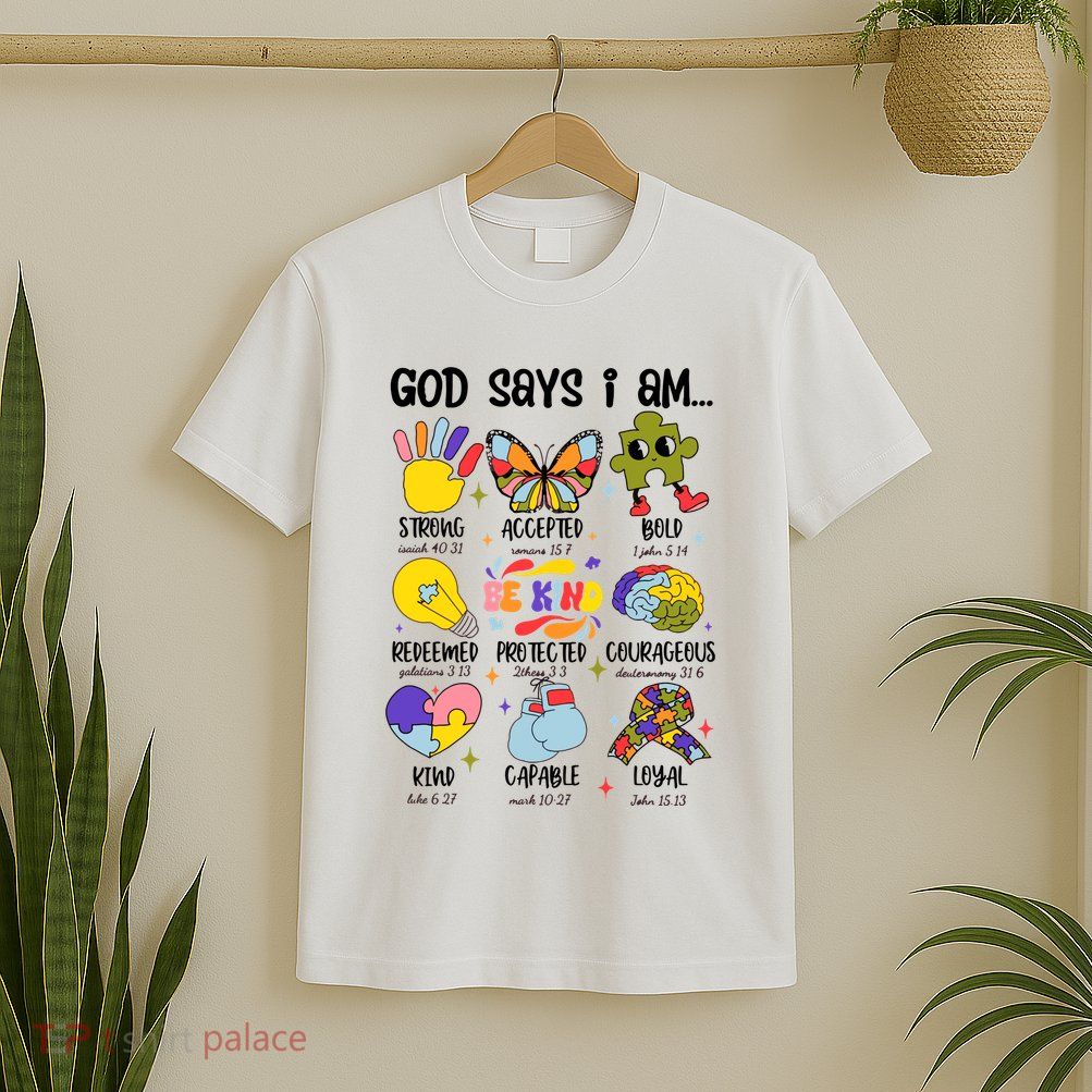 God Says I Am.. Christian Inspiration Retro Natural Infant T-Shirt