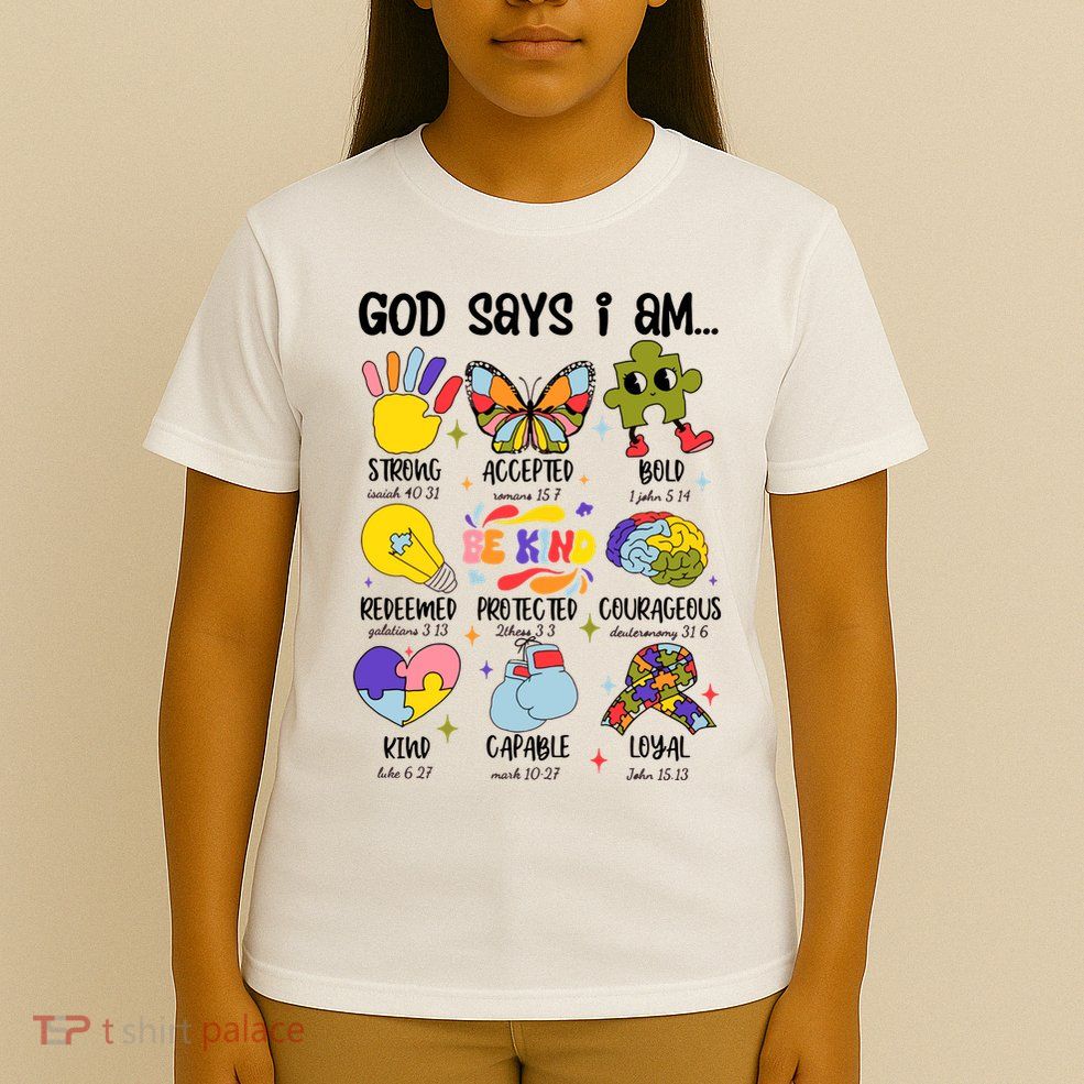 God Says I Am.. Christian Inspiration Retro Natural Infant T-Shirt