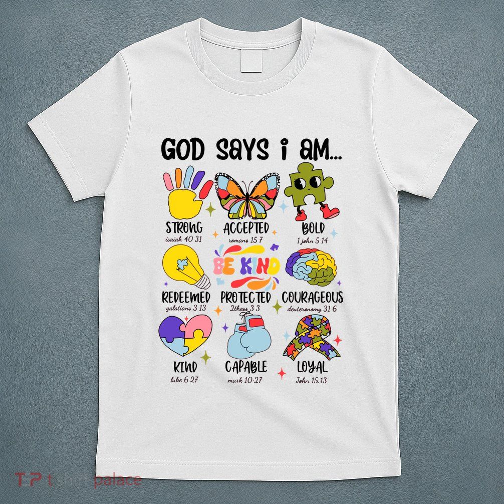 God Says I Am.. Christian Inspiration Retro Natural Infant T-Shirt
