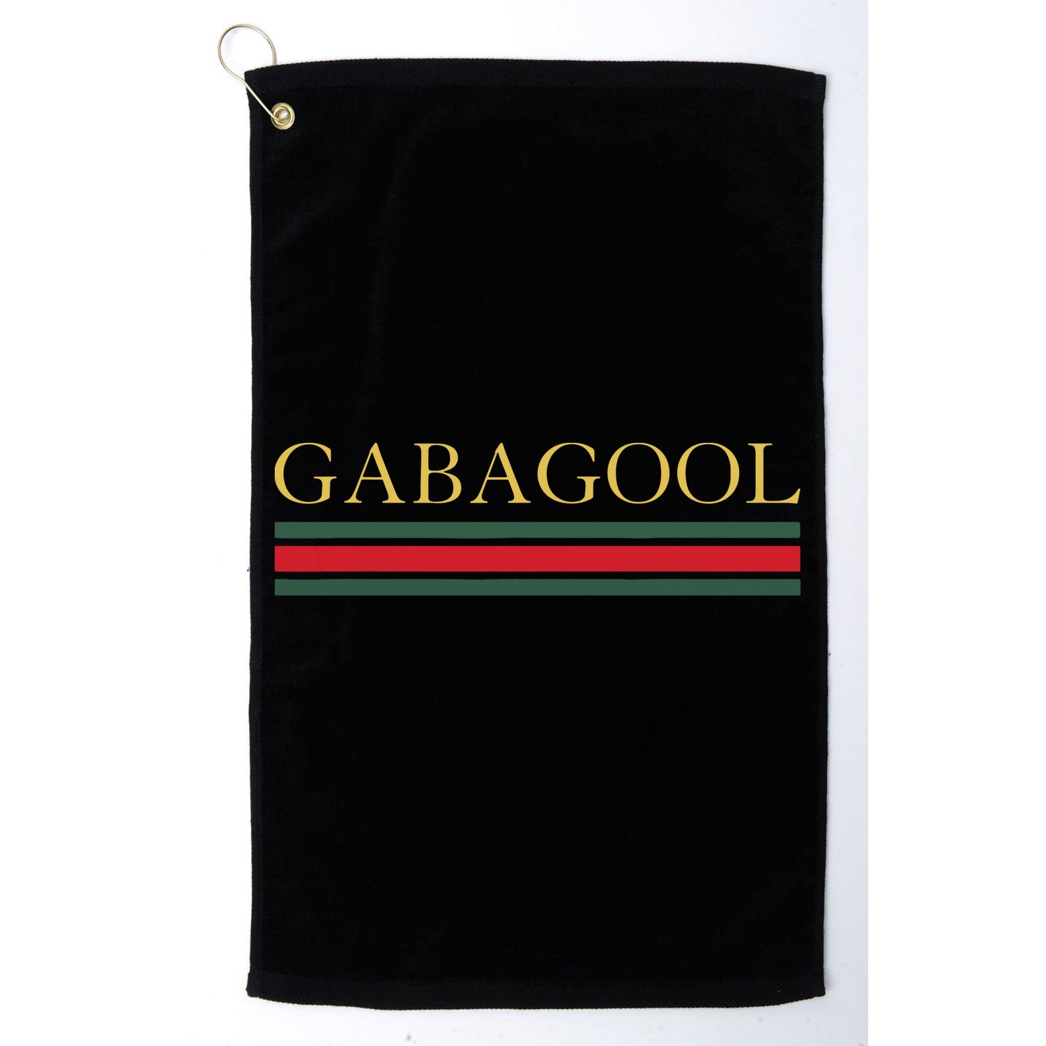 GABAGOOL Satirical Italian Slang Golf Towel