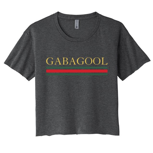 GABAGOOL Satirical Italian Slang Crop Top