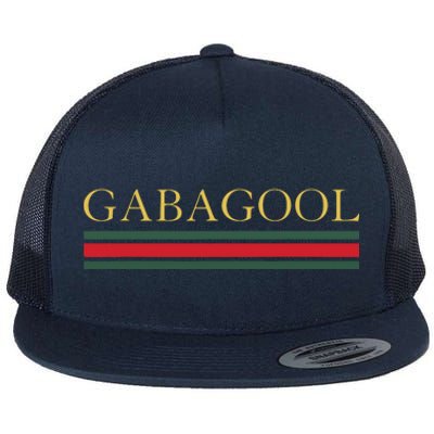 GABAGOOL Satirical Italian Slang Flat Bill Trucker Hat