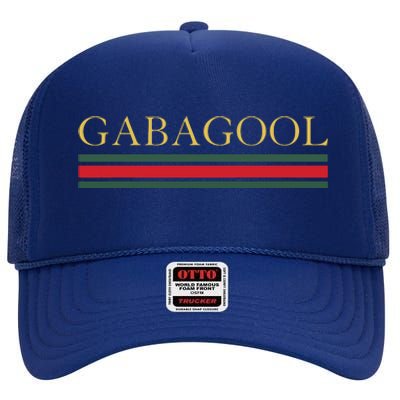 GABAGOOL Satirical Italian Slang High Crown Mesh Back Trucker Hat