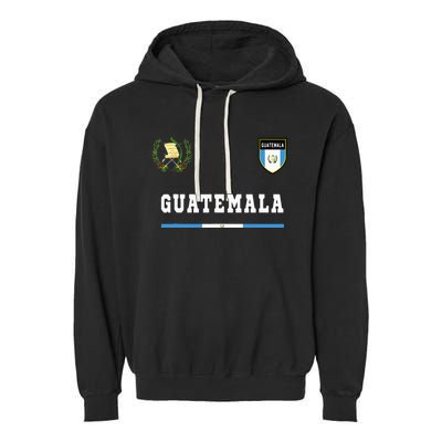 Guatemala Sportsoccer Jersey Flag Football Garment-Dyed Fleece Hoodie