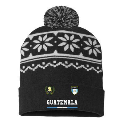 Guatemala Sportsoccer Jersey Flag Football USA-Made Snowflake Beanie