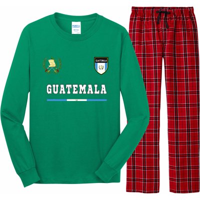 Guatemala Sportsoccer Jersey Flag Football Long Sleeve Pajama Set