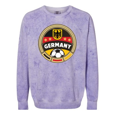 Germany Soccer Jersey German Soccer Team Logo Colorblast Crewneck Sweatshirt