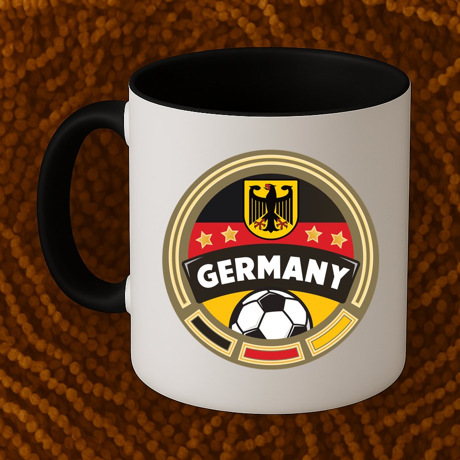 Germany Soccer Jersey German Soccer Team Logo Mug