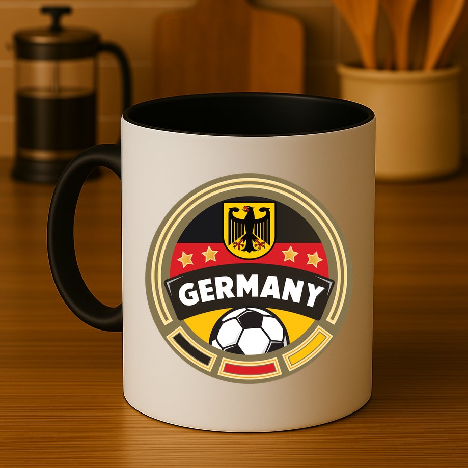 Germany Soccer Jersey German Soccer Team Logo Mug