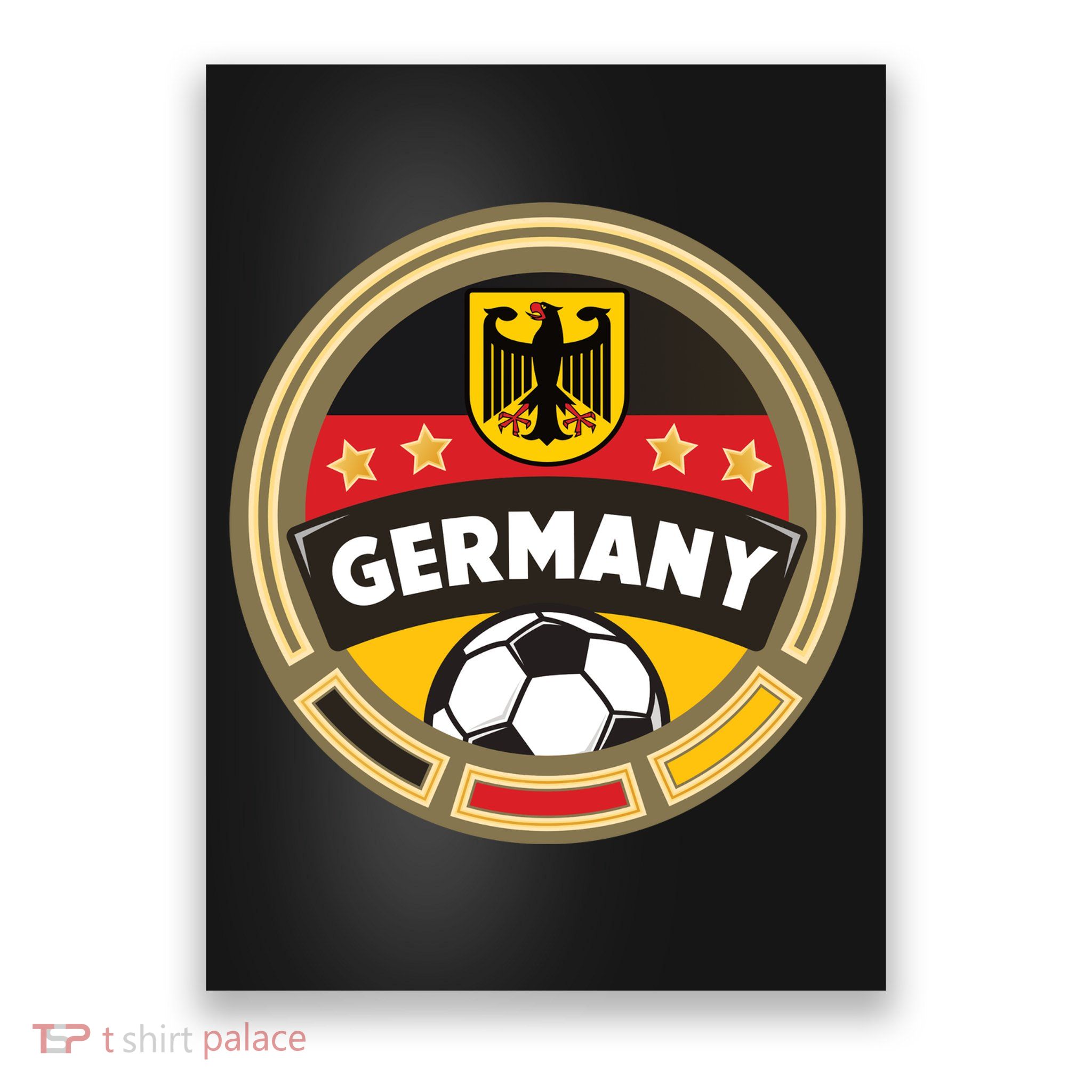 Germany Soccer Jersey German Soccer Team Logo Poster