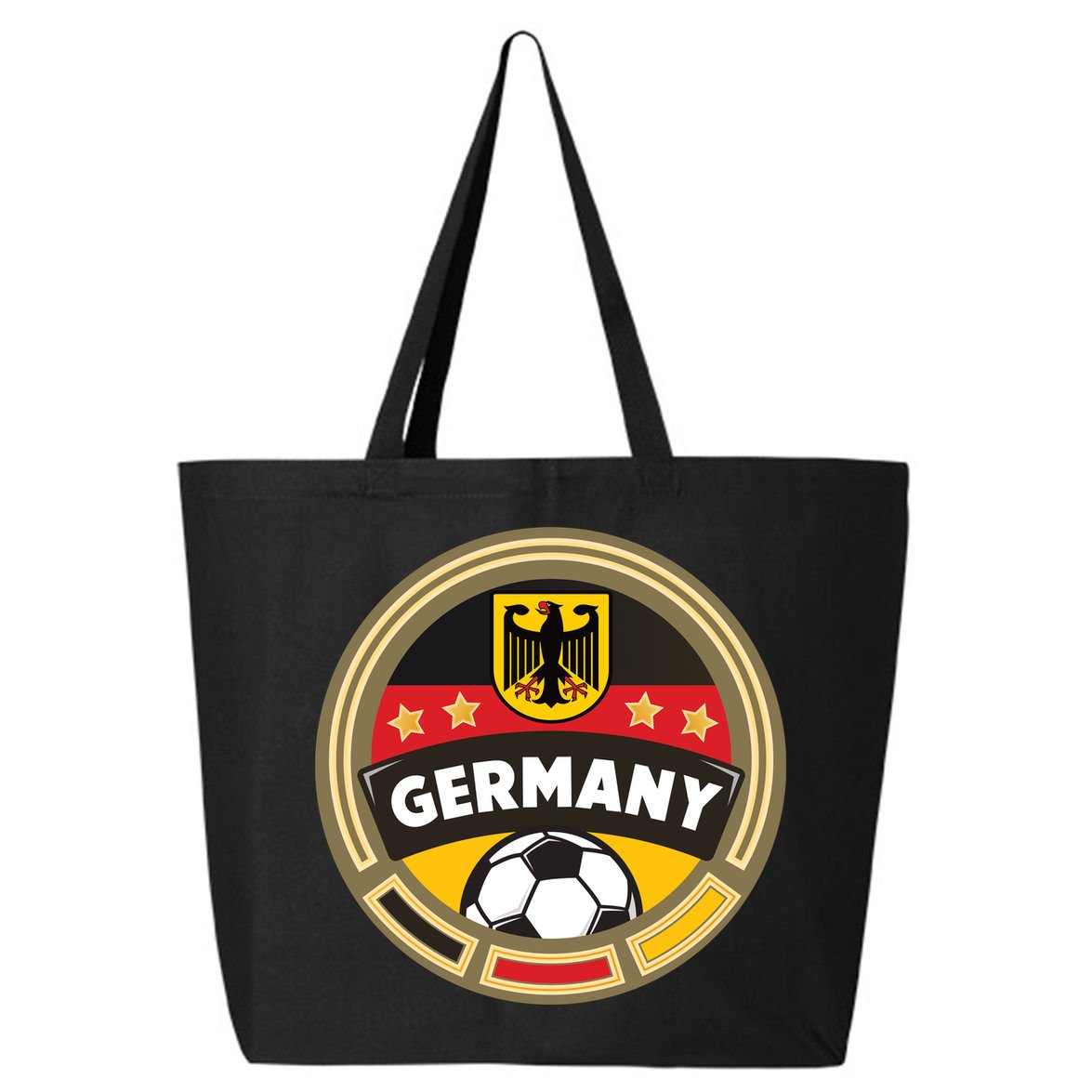 Germany Soccer Jersey German Soccer Team Logo 25L Jumbo Tote