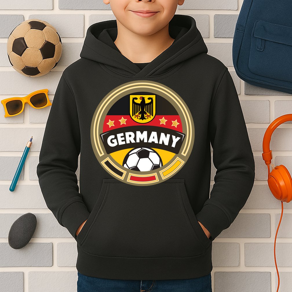 Germany Soccer Jersey German Soccer Team Logo Kids Hoodie